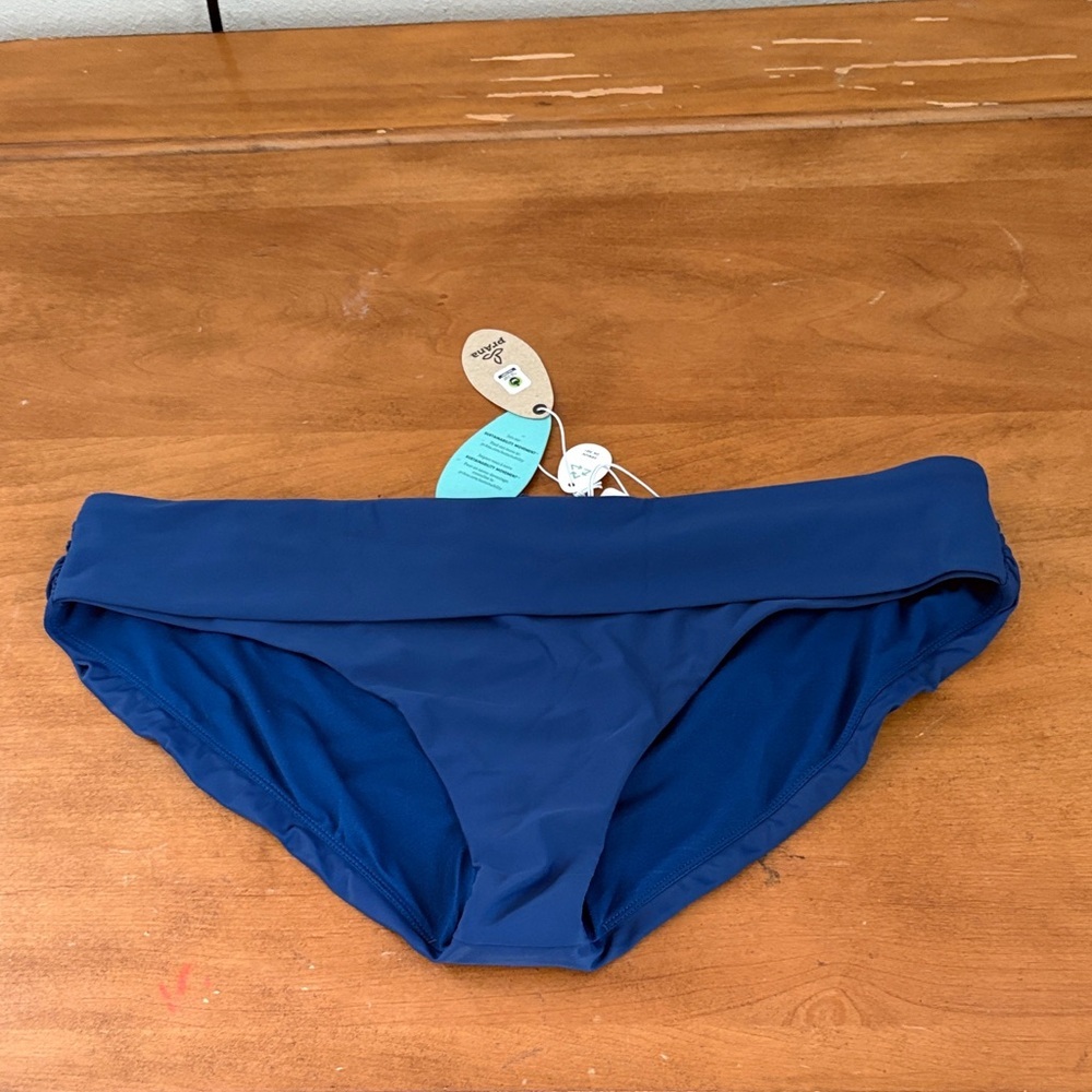 Prana NWT Marta Bottom Belize Navy Swimwear Size XL